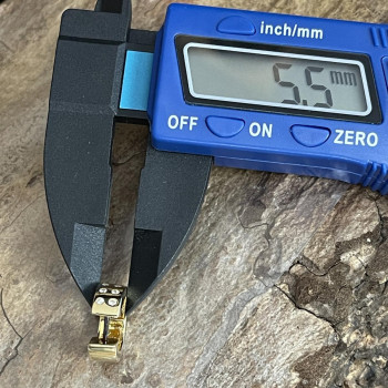 Creolen GG 750 mit jeweils 12 Diamanten besetzt - ca. 0,25ct