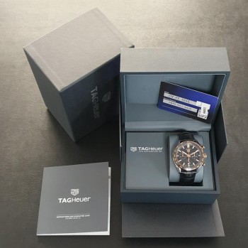 TAG Heuer - Carrera Calibre Heuer 02 Chronograph - FULLSET 2022 - Ref. CBN2A5A