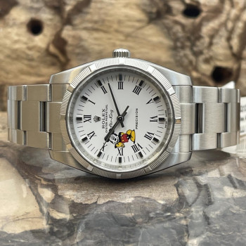 Rolex - Oyster Perpetual Air-King 34 "Mickey" - FULLSET 2009 - Ref. 114210