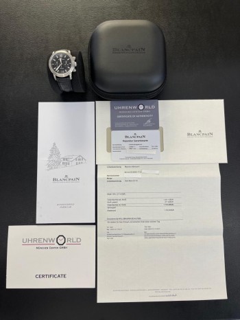 Blancpain Flyback Léman Chronograph mit Servicepapieren 01/2023 - Ref. 2885F-1130