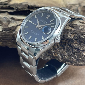Rolex - Date 34 - blaues Blatt - Ref. 115200