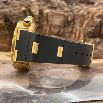 Bulgari - Diagono Fly-Back Chrono - FULLSET - 750er Gelbgold - Ref. SC40G