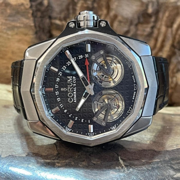 Corum - Admirals Cup DOPPEL-TOURBILLON - FULL SET 2014 - Ref. A108-02337