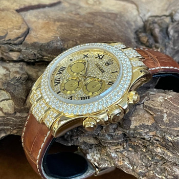 Rolex - Daytona 18kt yellow gold - diamonds - Ref. 116518