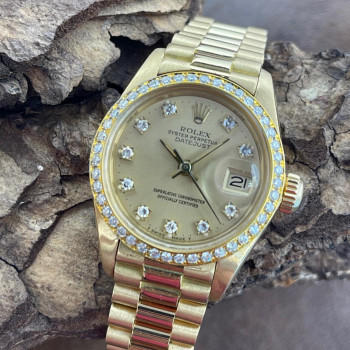 Rolex - Datejust Lady 26 Dia - 750er Gelbgold - Dia Dial - Ref. 6917