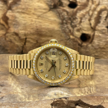 Rolex - Datejust Lady 26 Dia - 750er Gelbgold - Dia Dial - Ref. 6917