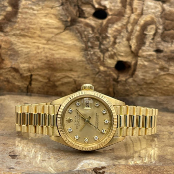 Rolex - Datejust Lady 26 - 750er Gelbgold - Dia Dial - Ref. 6917