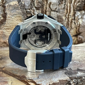 Audemars Piguet - Royal Oak Offshore Chrono Tourbillon Platinum - FULLSET - Ref. 26388PO.OO.D027CA.01