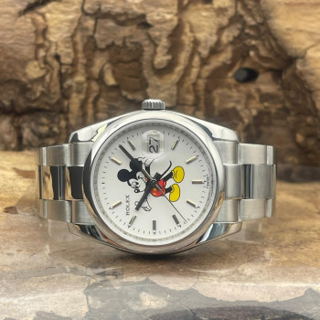 Rolex - Datejust 36 Mickey - Box & Papiere 2008 LC100 - Ref. 116200
