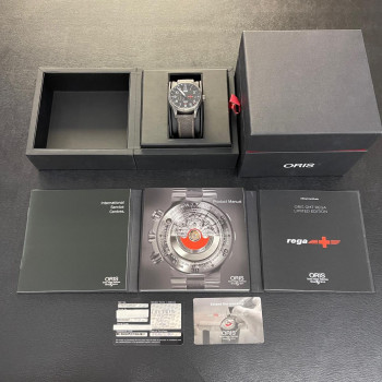 Oris - Big Crown Propilot Gmt Rega Limited Edition - FULLSET 2018 - Ref. 01 748 7710 4284-Set