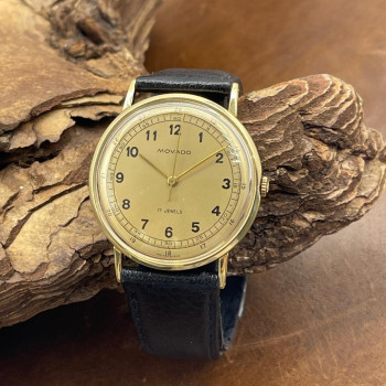 Movado - Tempomatic Vintage - 750er yellow gold - Ref. 8635