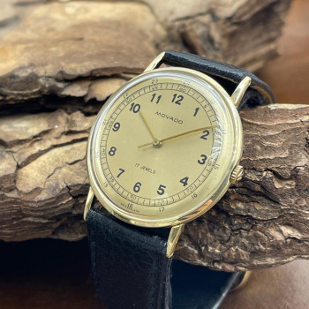 Movado - Tempomatic Vintage - 750er yellow gold - Ref. 8635