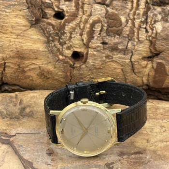 HY. Moser - 21 Jewels Dresswatch - 18 Kt Gelbgold - 14,02g