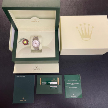 Rolex - Day-Date 36 Dia - 750er Weißgold DIAMANT - FULLSET 2010 - Ref. 118339