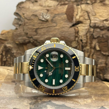 Rolex - Submariner Date - Malachit - FULLSET 2010 EU - Ref. 116613LN