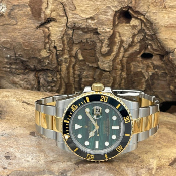 Rolex - Submariner Date - Malachit - FULLSET 2010 EU - Ref. 116613LN