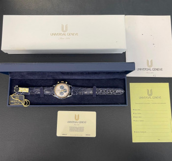 Universal Geneve - Compax - FULLSET - 284.495 - nearly NOS