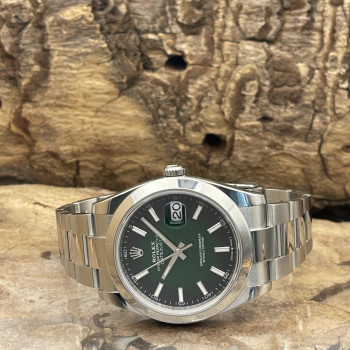Rolex - Datejust 41 - fading green dial - UNWORN - FULLSET 2023 - Ref. 126300