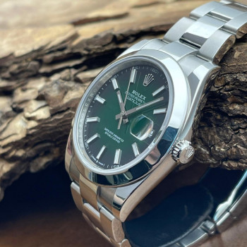 Rolex - Datejust 41 - fading green dial - UNWORN - FULLSET 2023 - Ref. 126300