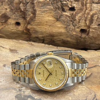 Rolex - Datejust 36 Jubilee Dia Dial - Ref. 16233