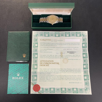 Rolex - Datejust 36 Honey Dia Dial - Ref. 16013 - papers 1985