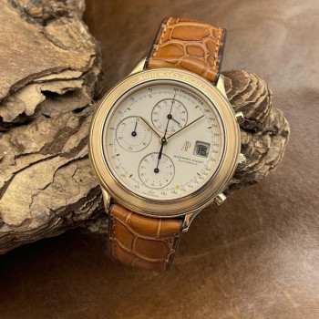 Audemars Piguet - Huitième Chronograph - 750 rosé gold - FULLSET German - Ref. 25644