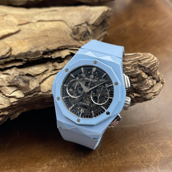 Hublot - Classic Fusion Aerofusion 45 Ltd. Chrono Orlinski Sky Blue Ceramic - FULLSET 2022 - Ref. 525.ES.0170.RX.ORL22