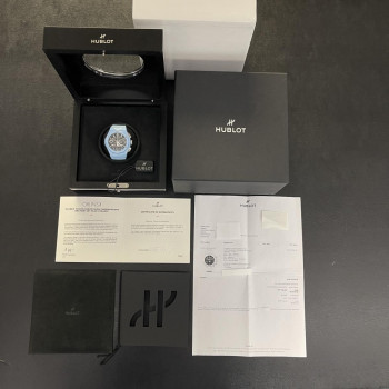 Hublot - Classic Fusion Aerofusion 45 Ltd. Chrono Orlinski Sky Blue Ceramic - FULLSET 2022 - Ref. 525.ES.0170.RX.ORL22