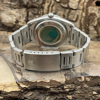 Rolex - Date 34 Stahl - blaues Tritium-Blatt - Ref. 15200