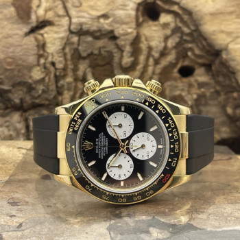 Rolex - Daytona Yellow Gold "Le Mans" - Box/Servicepapers - Ref. 116518