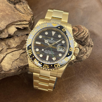 Rolex - GMT-Master II Tigerauge - 750er Gelbgold - FULLSET - Ref. 116718LN