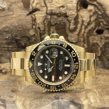 Rolex - GMT-Master II Tigerauge - 750er Gelbgold - FULLSET - Ref. 116718LN