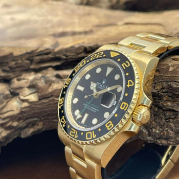 Rolex - GMT-Master II - 750er Gelbgold - FULLSET - Ref. 116718LN