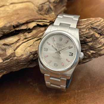 Rolex - Oyster Perpetual Air King Rosé Index - FULLSET 2013 EU - Ref. 114200