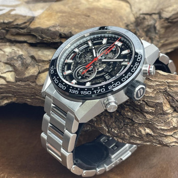 TAG Heuer - Carrera Calibre HEUER 01 Chronograph - Box & Papiere 2020 - Ref. CAR2A1W-0