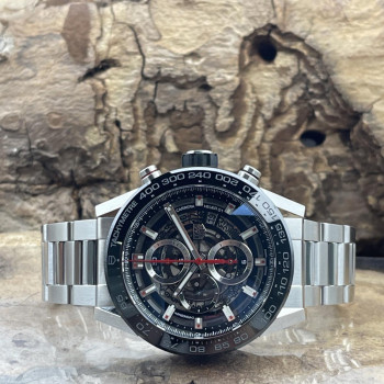 TAG Heuer - Carrera Calibre HEUER 01 Chronograph - Box & Papiere 2020 - Ref. CAR2A1W-0
