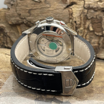 Tag Heuer Carrera Cal. 16 Chronograph Box und Papieren ,  Ref. CV2A10.FC6235
