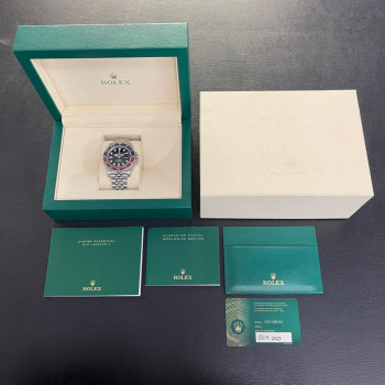 Rolex - GMT-Master II "Pepsi" - UNGETRAGEN - VERKLEBT - FULLSET 2023 - Ref. 126710BLRO