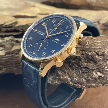 IWC - Portugieser Chronograph Roségold - FULLSET 2021 - Ref. IW371614