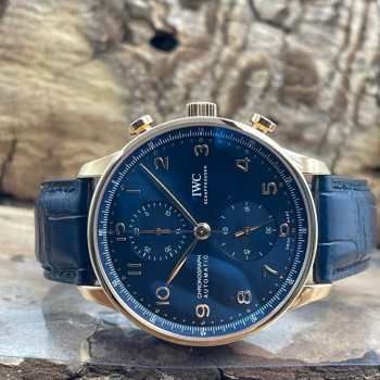 IWC - Portugieser Chronograph Roségold - FULLSET 2021 - Ref. IW371614