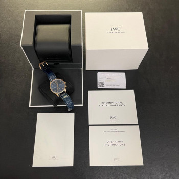 IWC - Portugieser Chronograph Roségold - FULLSET 2021 - Ref. IW371614