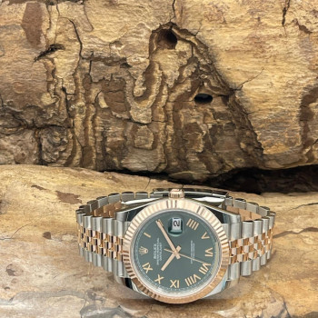 Rolex - Datejust 41 Mint Sunburst Dial - UNGETRAGEN - FULLSET 2026 - Ref. 126331 - teilverklebt