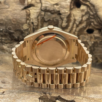 Rolex - Oyster Perpetual Day-Date II Roman - 18ct rosé gold - Ref. 218235