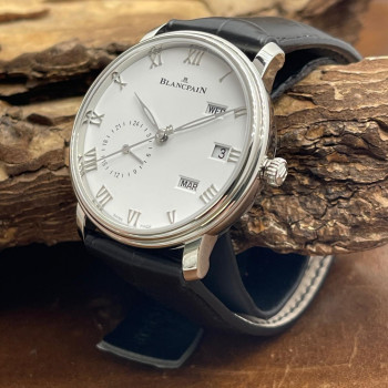 Blancpain - Villeret Quantieme Annuel GMT - NEUWARE - FULLSET - Ref. 6670-1127-55B
