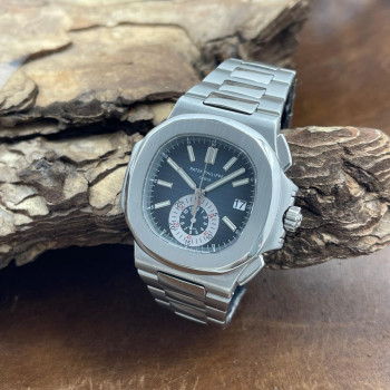 Patek Philippe - Nautilus Chronograph - FULLSET 2009 German - Ref. 5980/1A-001