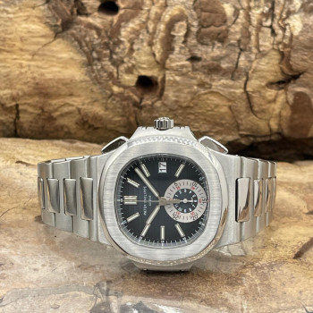 Patek Philippe - Nautilus Chronograph - FULLSET 2009 German - Ref. 5980/1A-001