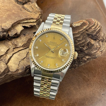 Rolex - Oyster Perpetual Datejust 36 -FULLSET 1993 LC100 - Ref. 16233