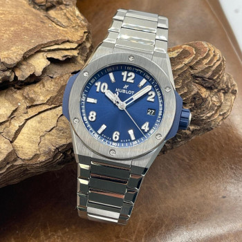 Hublot - Big Bang Time Only Integrated Titanium Blue - NEUWARE - FULLSET 2025 - Ref. 457.NX.7170.NX