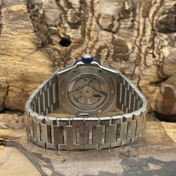 Hublot - Big Bang Time Only Integrated Titanium Blue - NEUWARE - FULLSET 2025 - Ref. 457.NX.7170.NX