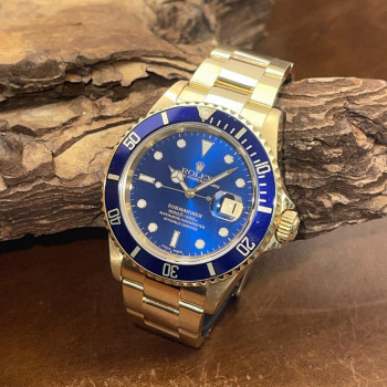 Rolex - Submariner Date - 750 Gelbgold - FULLSET 2004 - Ref. 16618